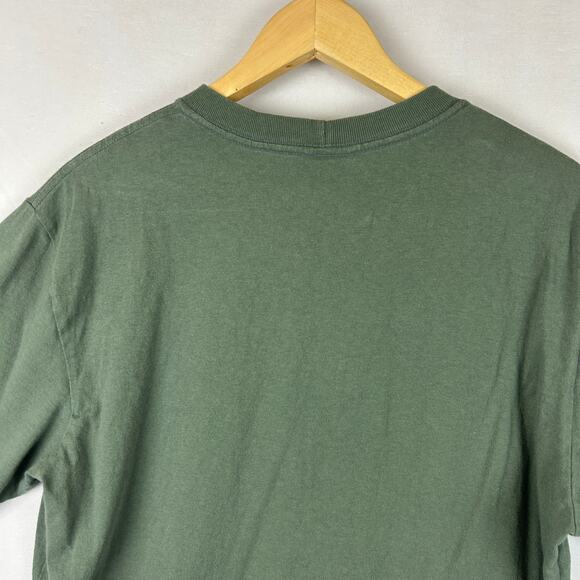 Filson Boat Short Sleeve Crew Neck Shirt Smoke Green Made in USA Men's Size M - Picture 8 of 10